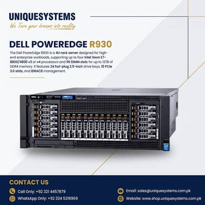 Dell PowerEdge R930 Enterprise Server – Excellent Condition