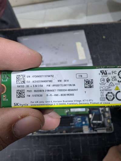 1 TB PCIE GEN 4 X 4 NVME SSD