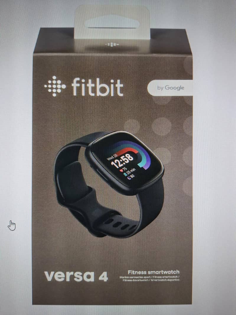 Fitbit Versa 4 Activity Tracker Black Graphite 0