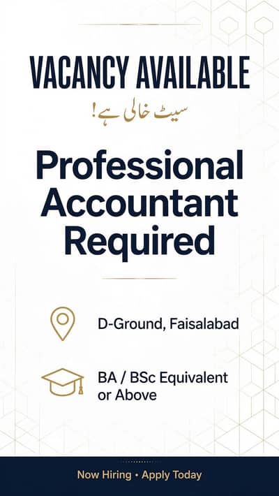 Cashier / Accountant