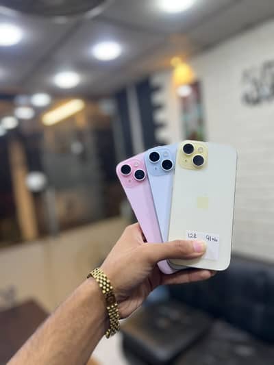 Apple iPhone 15 128 gb pta approved  Physical eSIM  86+ battery health
