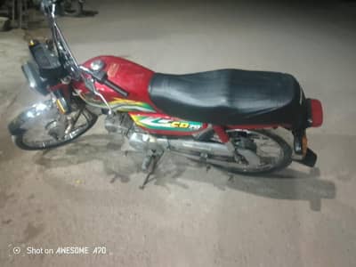 HONDA CD 70 2023 MODEL condition 10/10.