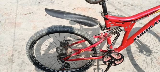 Morgan Red Geared Mountain Bicycle | Double Shock | Disc Brake