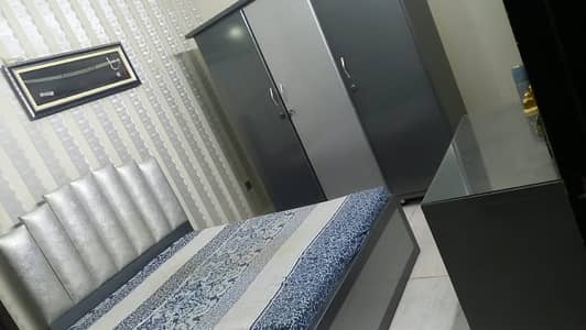 Single Bed Set with 3-Door Cupboard & Dressing Table with Mirror