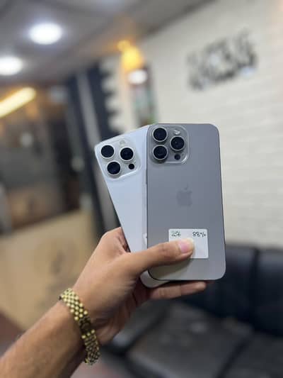 IPhone 15 pro max 256 gb pta approved Physical eSIM 88% battery health