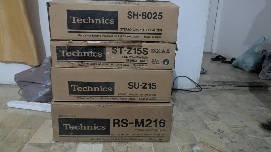 technic amplifier cassette player audio system 0