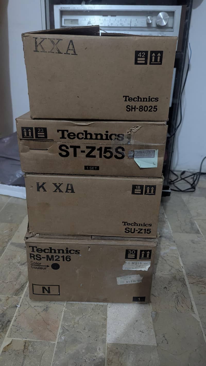 technic amplifier cassette player audio system 2