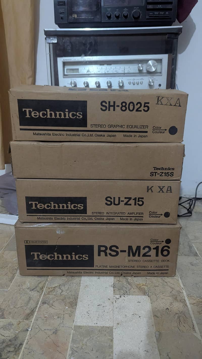 technic amplifier cassette player audio system 3