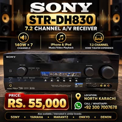 SONY STR-DH830 HOME THEATER AV RECEIVER AVAILABLE!
