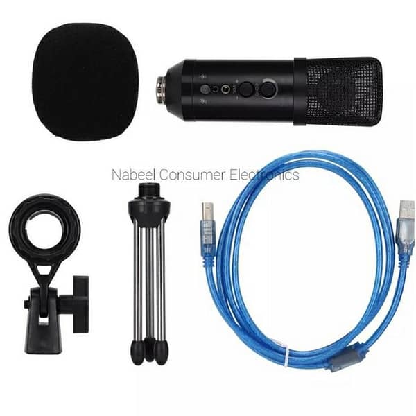 USB Condenser Vocal Recording Microphone MK-F400 TL with Tripod Stand