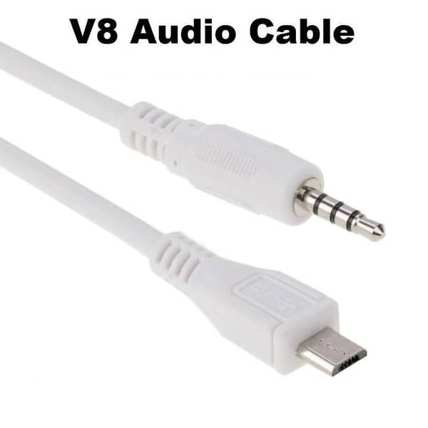 Micro USB to 3.5mm Audio Cable for V8 Sound Card