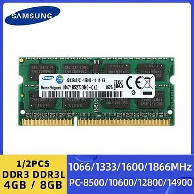 DDR3 Laptop RAMs 2/4/8GB available for sale