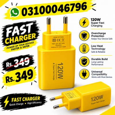 yellow vivid fast charger' yellow fast charger premuim quality