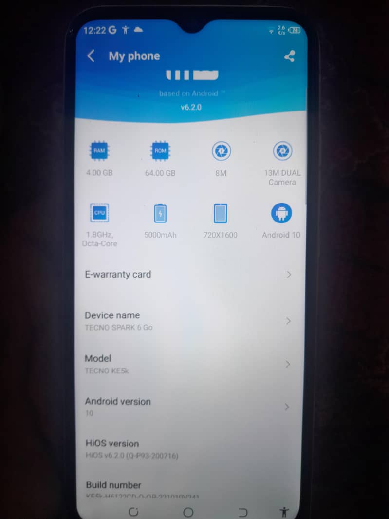 Tecno Spark 6 1