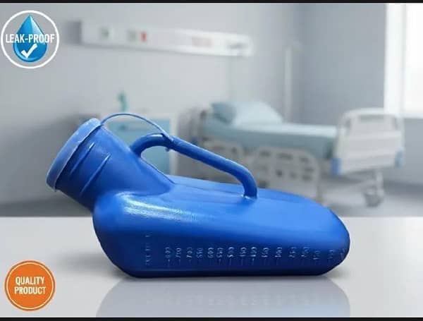 Urine Bottle for Men – 1000ml Portable Pee Pot, Leak-Proof with Easy-Grip Handle and Volume Markings, Urine Pot for Men, Urinal bottle, for Hospital/Elderly