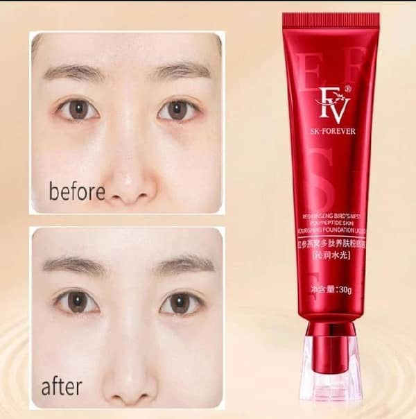 FV SK Forever Foundation Tube China Red Original Skin Liquid Waterproof