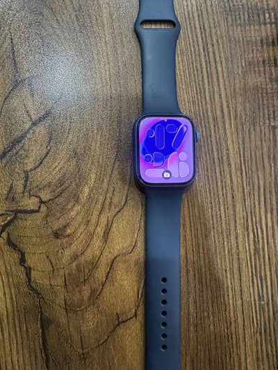 Apple watch series 7 Blue aluminum Case 8/10