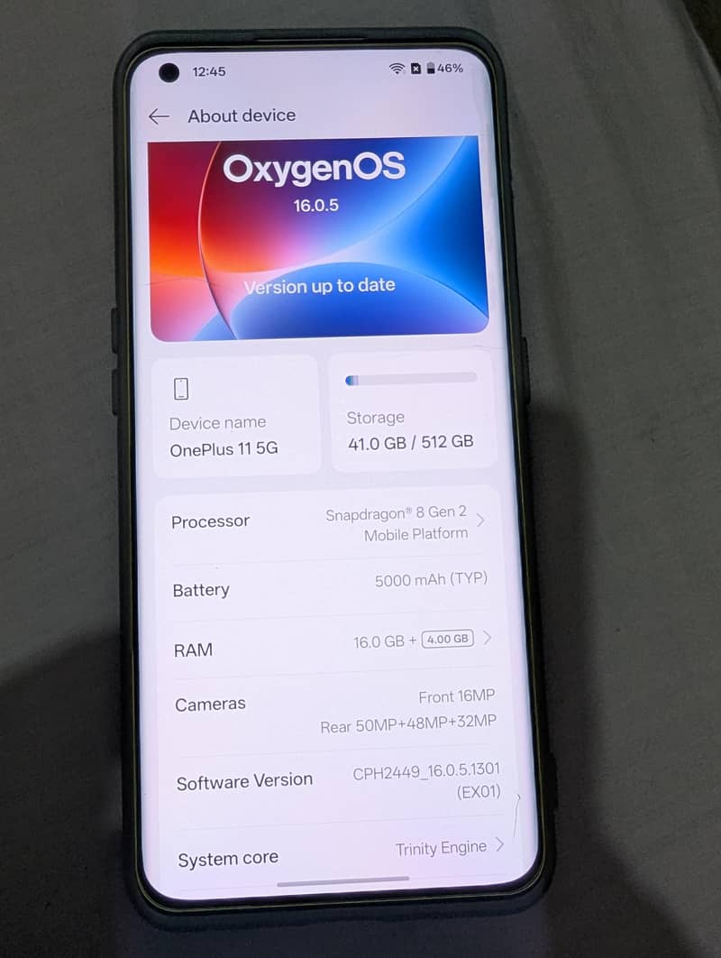 One Plus 11 16+4/512GB 2