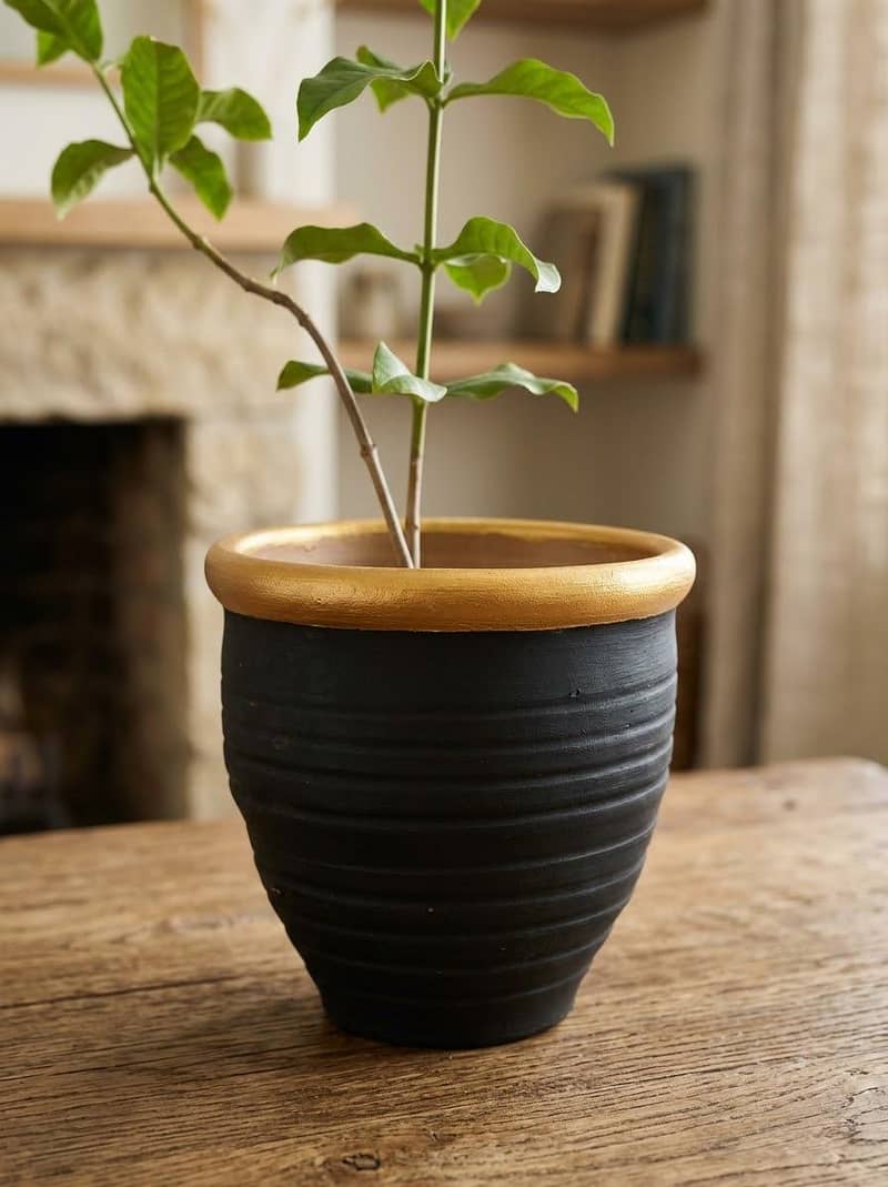 hand painted pots 2