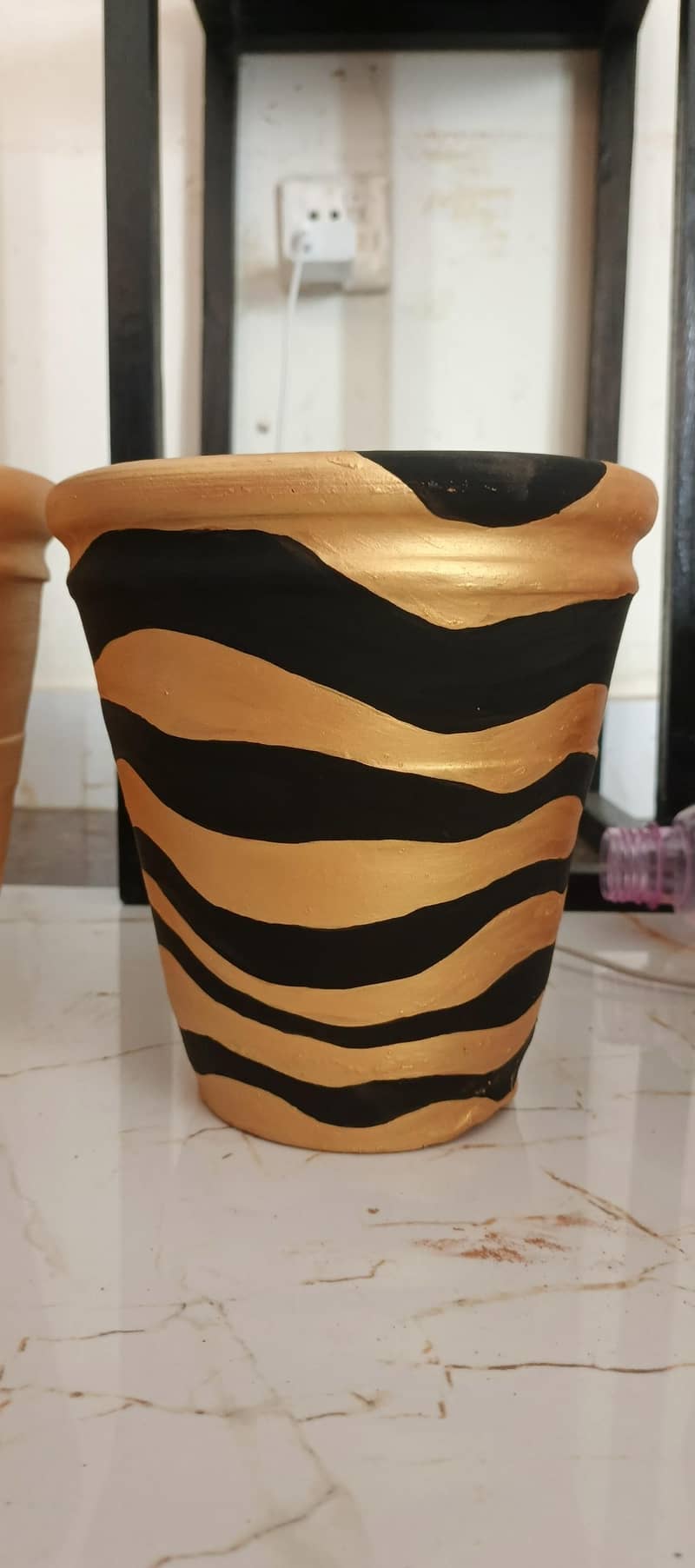 hand painted pots 3