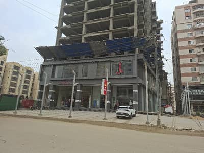 Brand New Commercial Building For Rent On Main 150 Ft Road, Gulistan-E-Jauhar Restaurant, Cafe, Bank, Office, Clinic, Gym & Gaming Zone