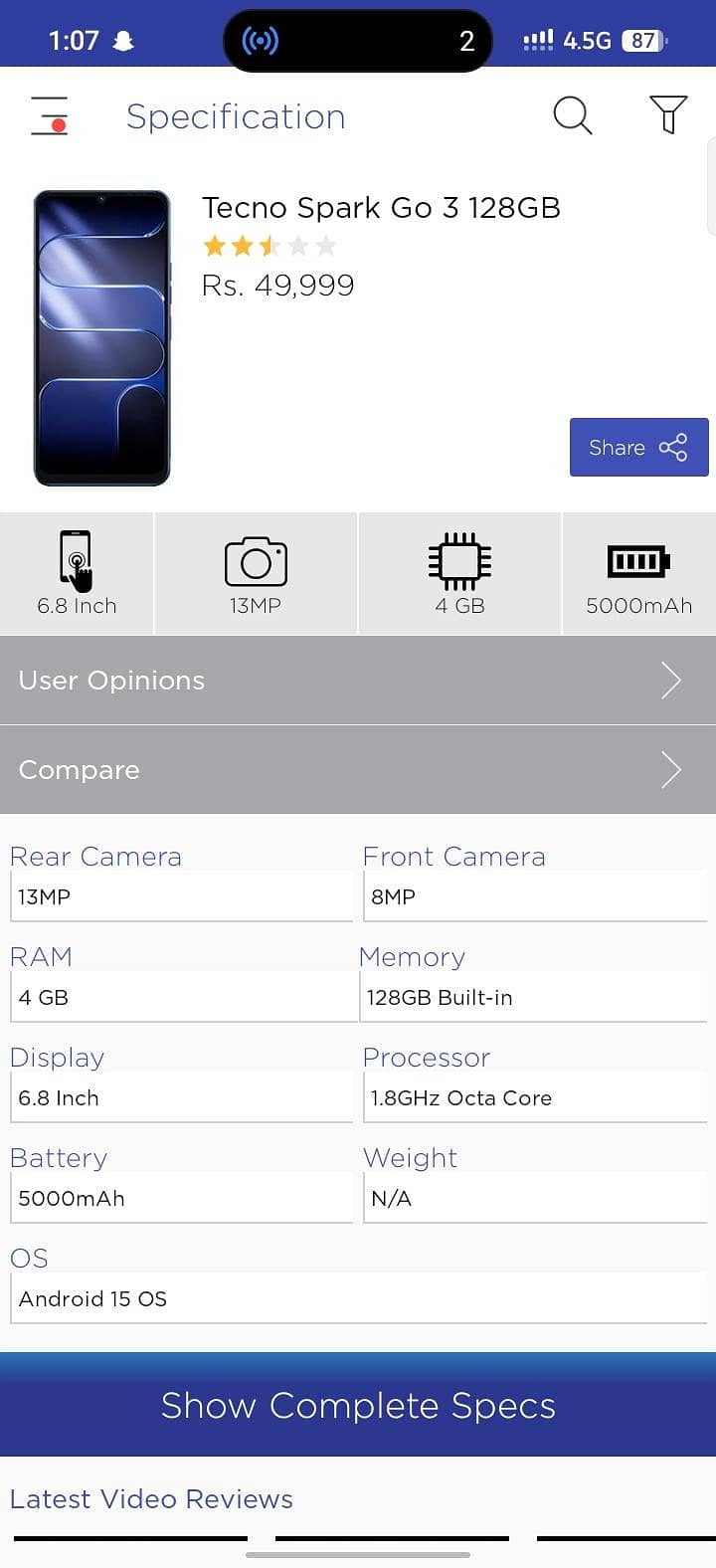 Tecno Other Model 6