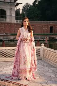 Summer Collection Embroidered Cottan 3pcs Stitch Suit