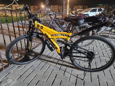 Hummer American Imported Mountain Bike – Double Shock, Aluminum Frame