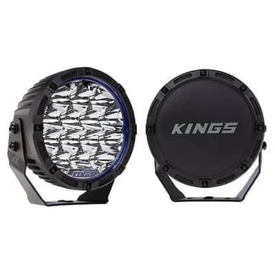 Kings 9" Lethal Driving Lights (Pair) | Lens Covers Included |