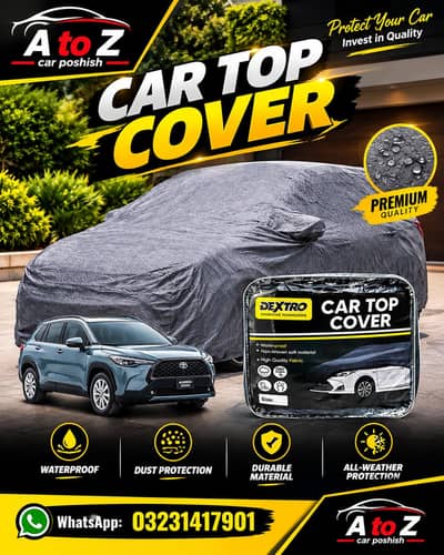 all car Top cover available