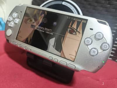 Silver Sony PSP 3000 Jailbreak 64GB Gaming Console