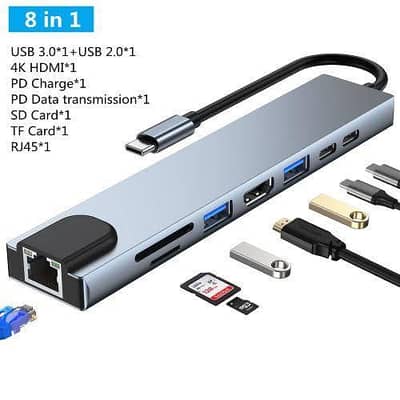 SAMSUNG Dex adapter USB c 8 in 1 docking adapter