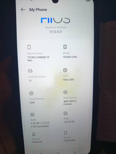 Tecno Camon 19
