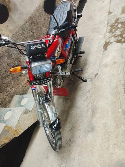 United 70cc bike urgent sale