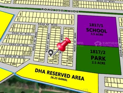 5 Marla Plot for Sale in DHA 9 Town D Block