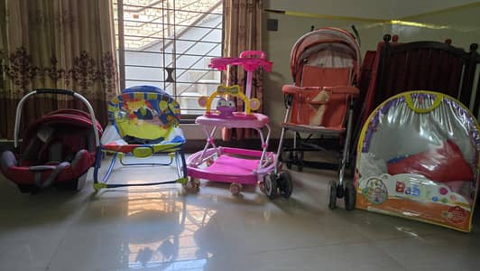 Baby Pram, walker, seats available in Reasonable price