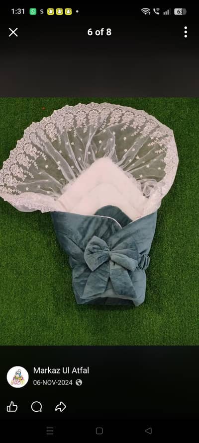 baby carry nest only one month used