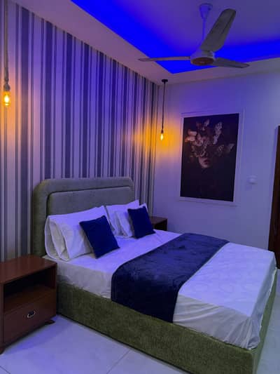 2 bed ultra luxury furnished flat for rent per day bahria