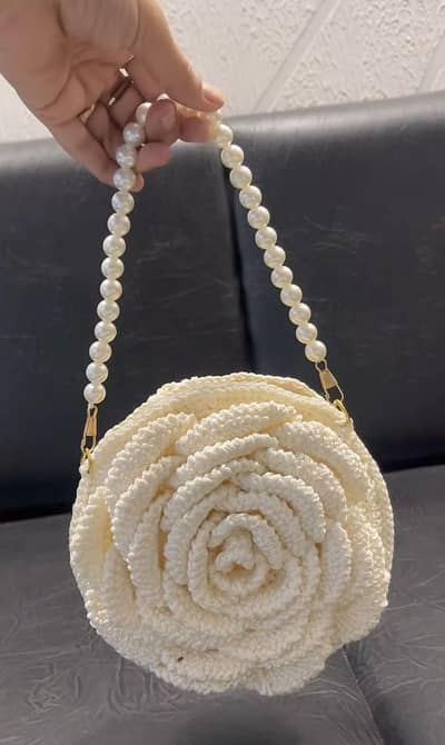 hand made crochet bag new