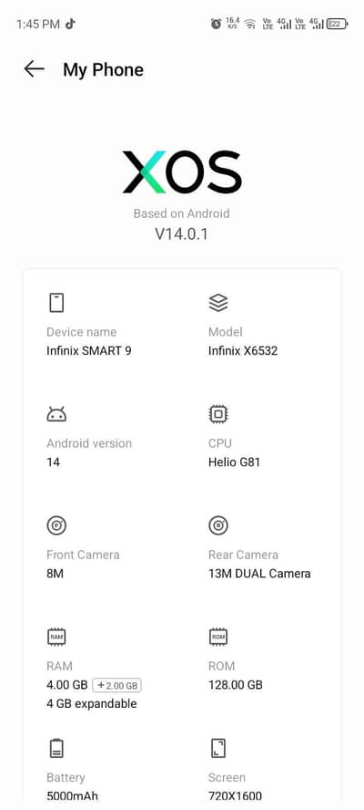 Infinix Smart 9