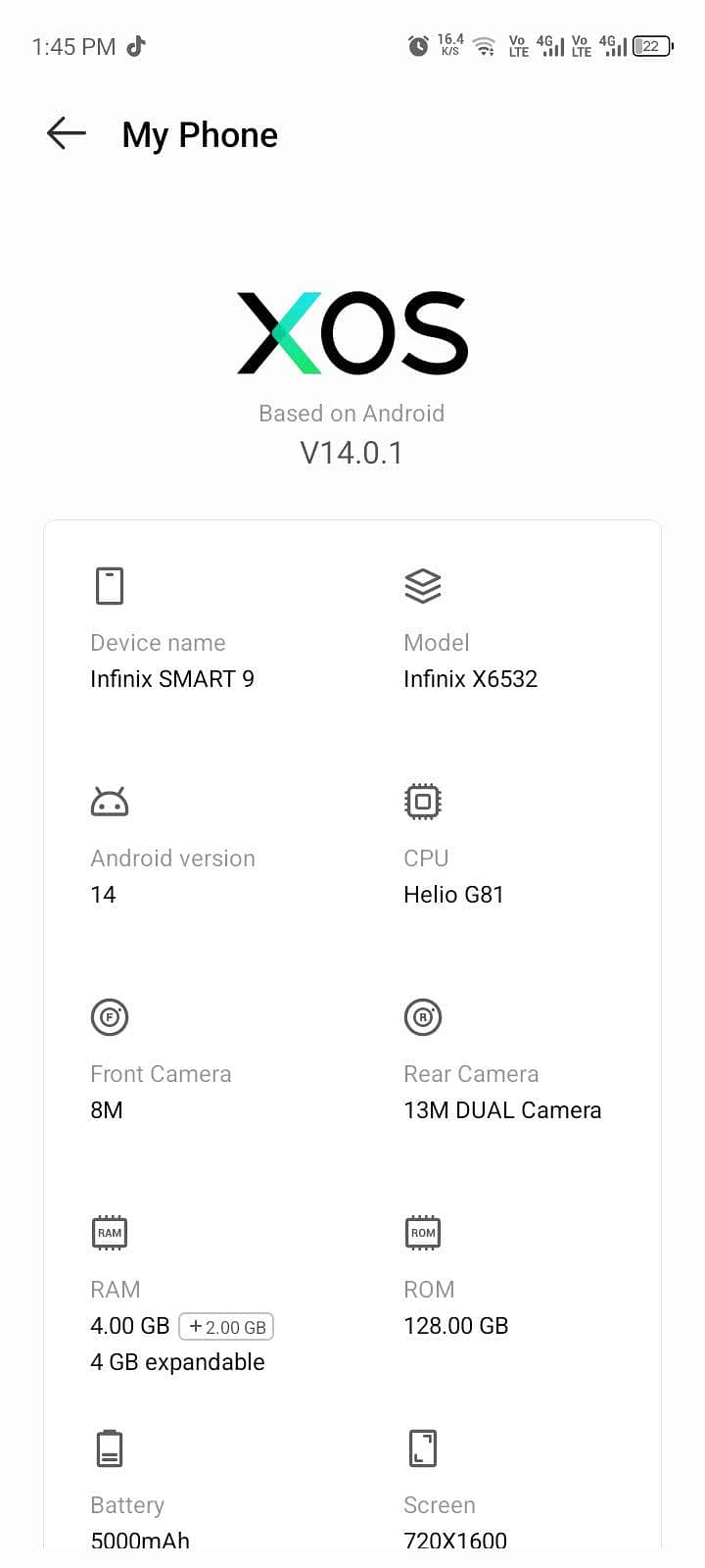 Infinix Smart 9 0