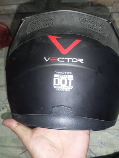 vector brand new helmet used only for 5 days