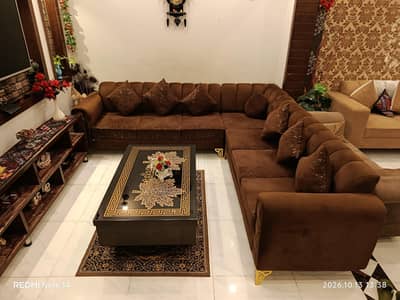 7 Seater L-Shape Sofa