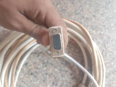 10 Meter VGA Cable for Monitor & Computer – White