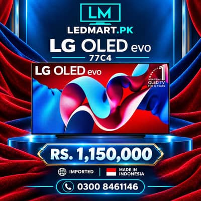 LG OLED 77" 77C4 4K SMART THE REAL CENMA