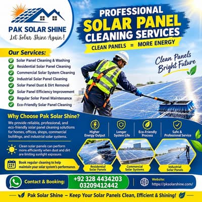 Solar Panel Cleaning Services | Solar Washing & Maintenance