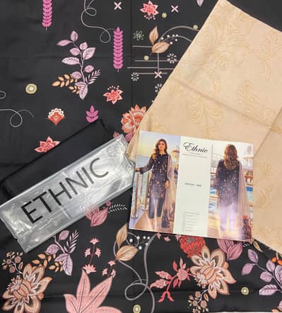 Pure Lawn 3pc Printed Brand Ethnic 3pc . . New Arrival