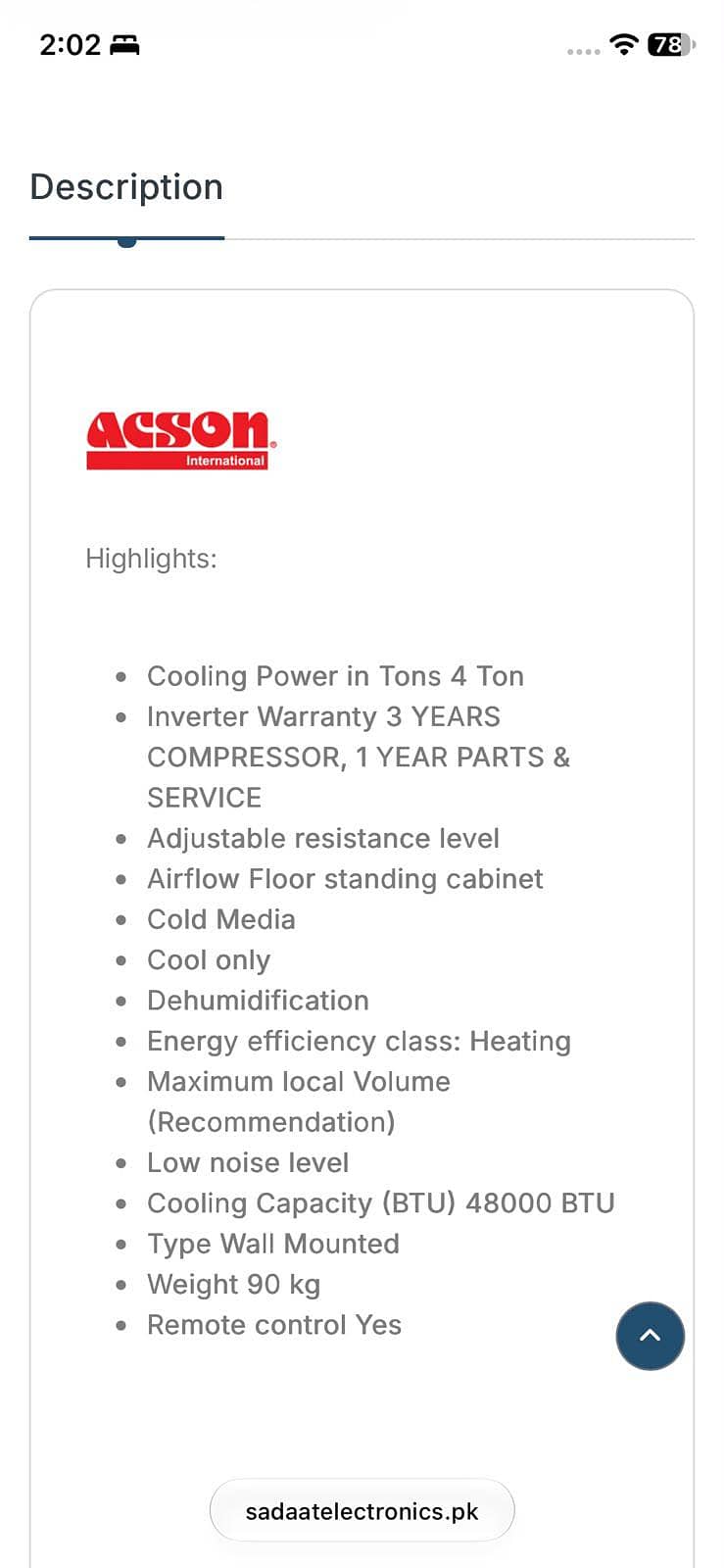 Acson Cabinet 6