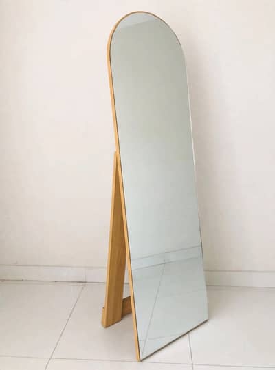 5 FT Arched Standing + Wall Hanging Mirror