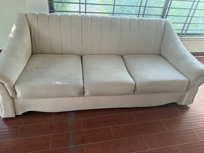 Offwhite Sofa Set 0